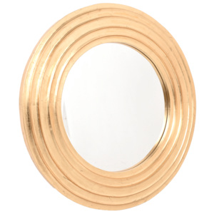 Zrcadlo kulaté zlaté HA-WM-020