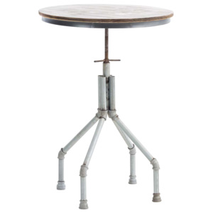 Kovový barový stůl Pipe industriální styl ~ v83-102 x Ø70