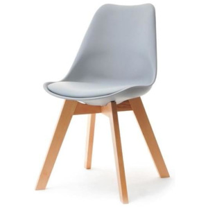 Medo Jídelní židle LUIS šedá - buk
