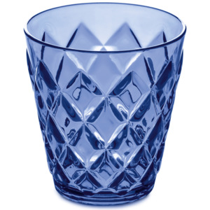 Sklenička CRYSTAL S - modrá barva/ transparentní, 0,20 l, KOZIOL