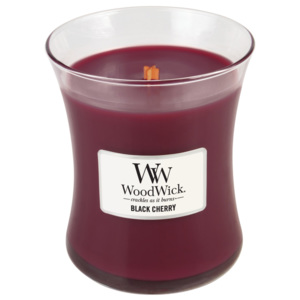 WoodWick vonná svíčka Black Cherry střední váza