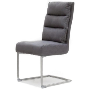 Designová židle LOVIS grafit, ocel