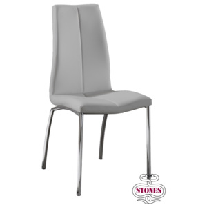 Stones Židle VIVA 44x43x92cm,šedá
