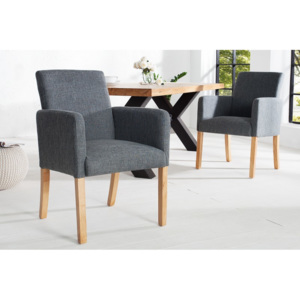 Židle VALENTINO ARM GREY Nábytek | Jídelní prostory | Jídelní židle