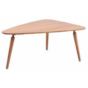 Přírodní konferenční stolek z dubového dřeva Folke Cappuccino, 85 x 50 x 114 cm