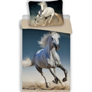 Jerry Fabrics povlečení bavlna fototisk Kůň 03 140x200 70x90 cm