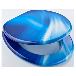 Eisl MDF WC prkénko (modrá vlna)