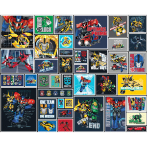 3D tapeta pro děti Walltastic - Transformers Robots 305 x 244 cm