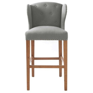 Barová židle Ken Lowback olivová, 54x60x110 cm