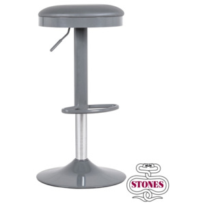 Stones Barová židle KARL 35x35x59/80cm,šedá