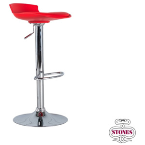 Stones Barová židle ALAN 38x34x69/90cm,červená