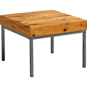 Artenat Konferenční stolek Nero, 50 cm Barva: dub / nerez