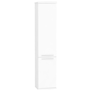 Vysoká koupelnová skříňka REA REST 5 - bílá