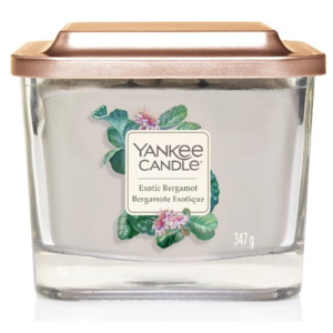 Yankee Candle Elevation - vonná svíčka Exotic Bergamot 347g (Čistá a průzračná kompozice bergamotu a jemných květů - levandule, jasmínu a afrického pomeranče.)