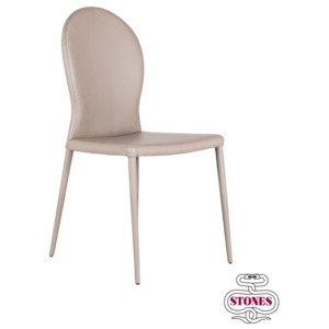 Stones Židle SMART 46x40x95cm,šedobéžová