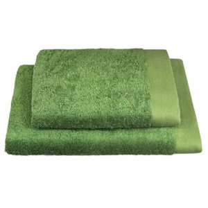 Luxusní sada ručníků BAMBOO 50x100 a 70x140 zelená
