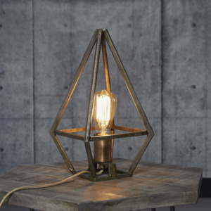 Stolní lampa kapka bronz s patinou Zijlstra