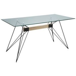 Twist Design Stůl GAROE 160x80x76cm,skleněný