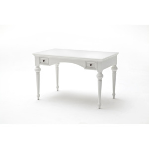 Bílý rustikální psací stůl Provence