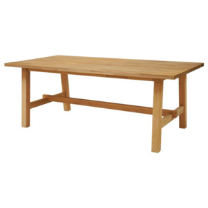 Jídelní stůl 160x80 cm z masivního dubového dřeva DO057