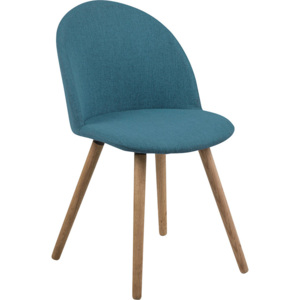 Design Scandinavia Jídelní židle Aneta (SET 2 ks), petrolejová Barva: petrolejová