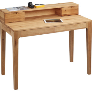 Artenat Psací stůl s nástavbou, šířka 110 cm, divoký dub, minimalistický design Barva: dub