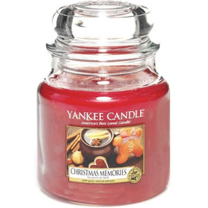 Svíčka ve skleněné dóze Yankee Candle Vánoční vzpomínky, 410 g