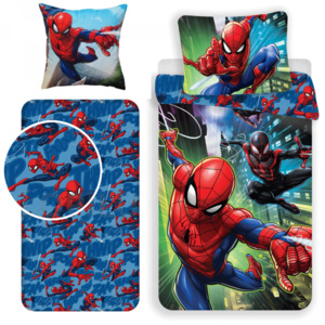 SET Spiderman povlečení a prostěradlo + polštářek