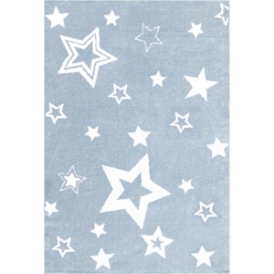 LIVONE Dětský koberec STARLIGHT modrá/bílá Varianta: 130x190 cm