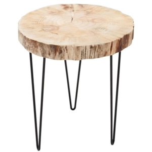 INV Odkládací stolek UNO 40cm borovice