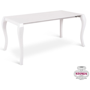 Stones Rozkládací stůl SHINING 170/230x90x76cm,bílý