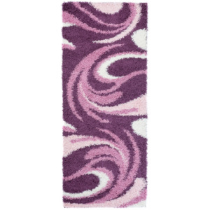 Kusový koberec Gaia fialový atyp, Velikosti 70x200cm