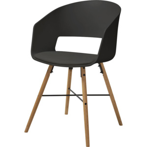 Danish Style Jídelní židle Nadja (SET 2 ks), černá Barva: černá