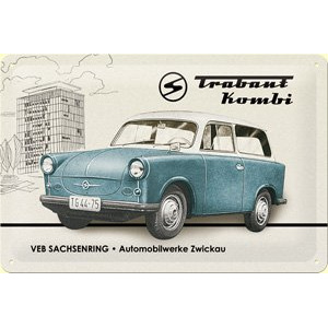 Nostalgic Art Plechová cedule – Trabant Kombi 20x30 cm
