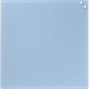 Skleněná magnetická tabule NAGA 45x45 cm sv.modrá
