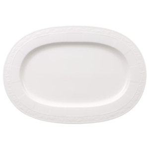 Villeroy & Boch White Pearl oválný servírovací talíř, 41 cm