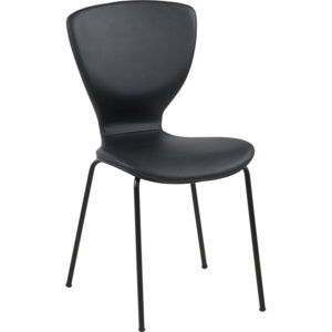Design Scandinavia Konferenční / jídelní židle Greta (SET 4 ks), černá Barva: černá