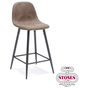 Stones Barová židle ROXY 42x52x93cm,šedobéžová