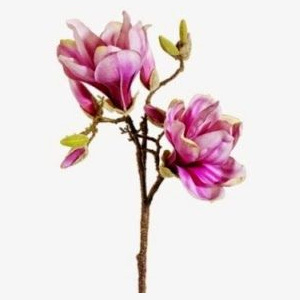 Umělá květina Silk-ka magnolia fialová 73cm