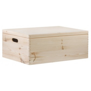 Dřevěný box s víkem 60X40X23 CM CZ303V