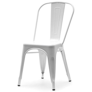 MPT Kovová židle Factory 1 - bílá
