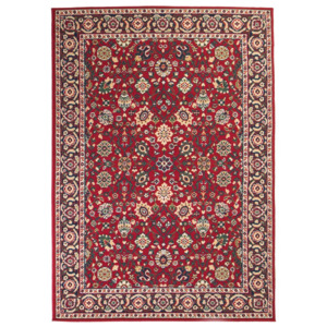 Orientální koberec v perském stylu 80 x 150 cm červeno-béžový