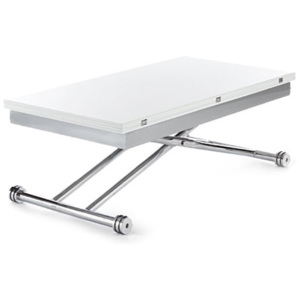 Tomasucci Praktický rozkládatelný stůl FLEXY 140/120(x60x114)x76,5cm,bílý
