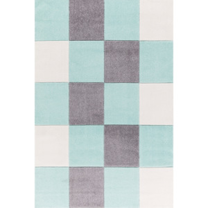 LIVONE Dětský koberec čtverce - mátový Varianta: 160x230 cm