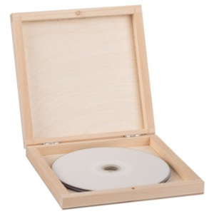 Dřevěná krabička na CD KR011