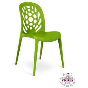 Stones Židle HOLES 41x44x82cm,zelená