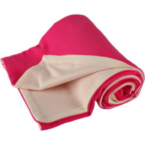 Kaarsgaren Dětská deka letní 70x100 cm růžová, Merino/bavlna