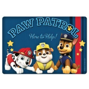 Jídelní podložka 3D pro kluky Tlapková patrola - Paw Patrol - Here to help!