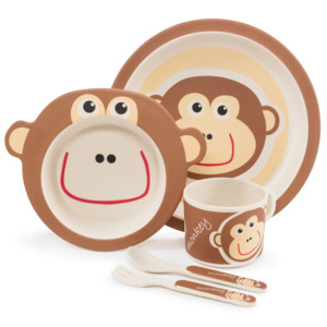 ZOPA Bambusová sada nádobí opička
