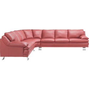 Celina Home Sedací Souprava, Červená, Kůže